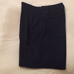 J Crew navy wool pleated shorts